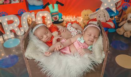 Crianças de Ana Liz e Antonella 1 mês