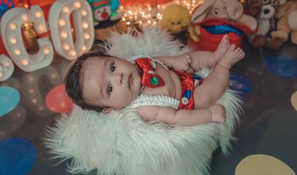 Crianças de Wagner 2 meses