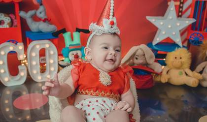 Crianças de Sarah Zaneti 4 meses