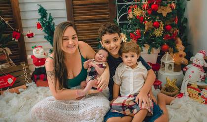 Crianças de Antonio, Gabriel e Valentim - NATAL MÁGICO