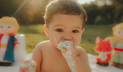 Smash The Cake de Pequeno Wagner - 1 ano