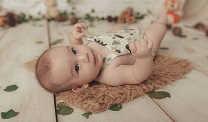 Crianças de Nicolas Pescara -  4 meses