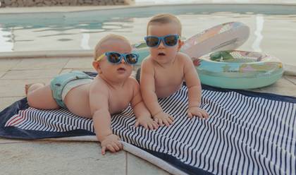 Crianças de Miguel e Rafael 9 meses