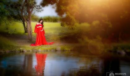 Gestante de Ensaio de Gestante Thainara