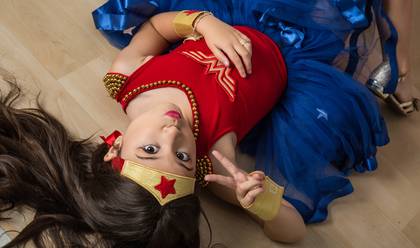 Infantil de Mulher Maravilha está diferente! 