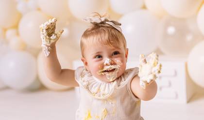 Smash the cake ou frutinha  de ENSAIO 1 ANINHO