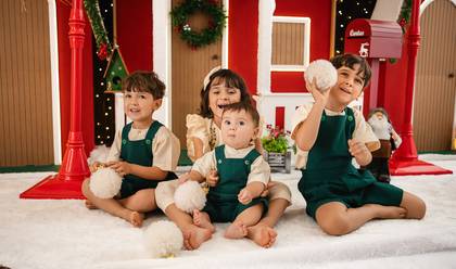 Natal de O quarteto mais lindo do mundo, na nossa Vila de Luz