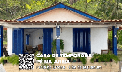 CASAS DE TEMPORADAS EM JAGUANUM de Casa de Temporada Pé na Areia Estopa