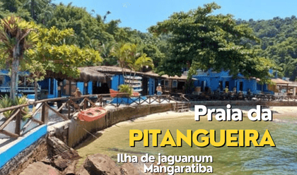 ILHA DE JAGUANUM de Praia da Pitangueira na Ilha de Jaguanum