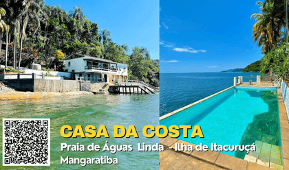 CASAS DE TEMPORADAS NA ILHA DE ITACURUÇÁ de Casa da Costa