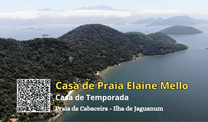 CASAS DE TEMPORADAS EM JAGUANUM de Casa de Praia Elaine de Mello