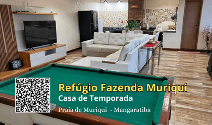 CASAS DE TEMPORADA EM MURIQUI  de Refúgio Fazenda Muriqui 