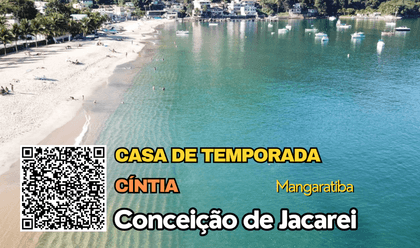 CASA DE TEMPORADA EM CONCEIÇÃO DE JACAREI de Casa de Temporada em Conceição de Jacarei - Cintia