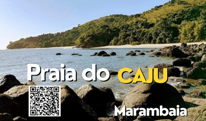 ILHA DA MARAMBAIA de Praia do Caju na Marambaia