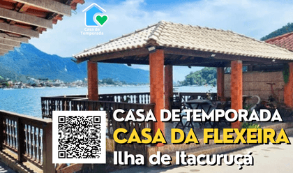 CASAS DE TEMPORADAS NA ILHA DE ITACURUÇÁ de Casa de Temporada na Flexeira