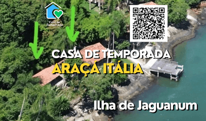 CASAS DE TEMPORADAS EM JAGUANUM de Casa de Temp Araçá Itália