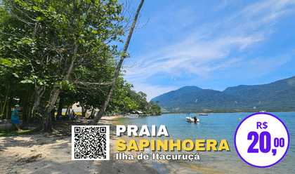 ILHA DE ITACURUÇÁ de Praia Sapinhoera