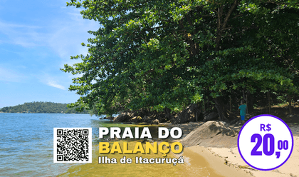 ILHA DE ITACURUÇÁ de Praia do Balanço