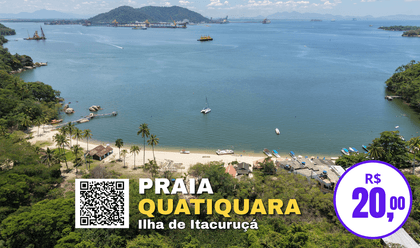 ILHA DE ITACURUÇÁ de Praia Quatiquara