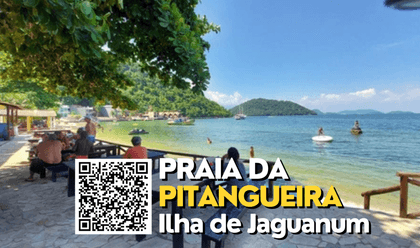 ILHA DE JAGUANUM de Praia da Pitangueira em Jaguanum