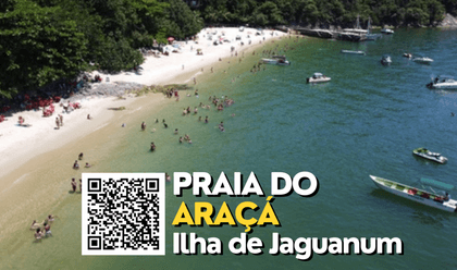 ILHA DE JAGUANUM de Praia do Araçá