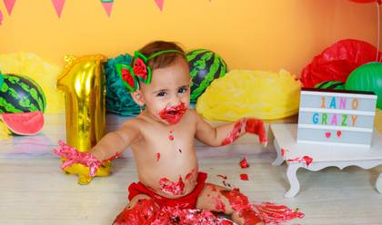 Smash the Cake de Grazi 1 ano