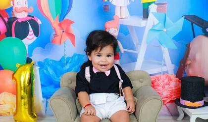 Smash the Cake de João Miguel 1 ano