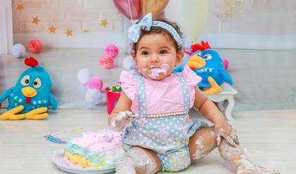 Smash the Cake de Alícia 1 ano