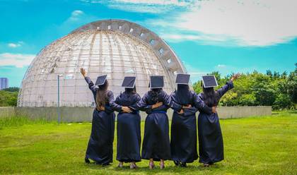 Formatura de Bruna, Camila, Ingrid, Letícia e Nathália