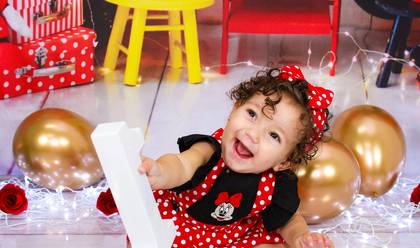 Smash the Cake de Heloísa 1 ano