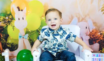 Smash the Cake de Isaque 1 ano