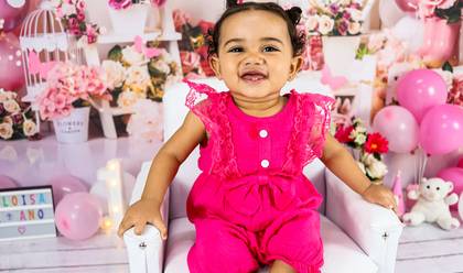 Smash the Cake de Heloísa 1 ano