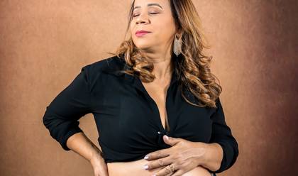 Gestante de Ciranda Andrade