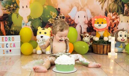 Smash the Cake de Pedro Lucca 1 ano 