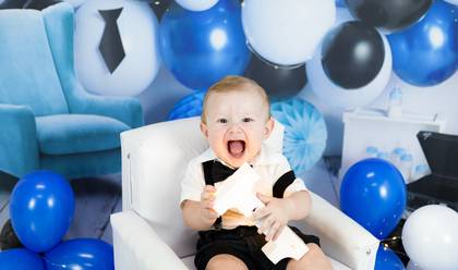 Smash the Cake de Benício 1 ano