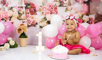 Smash the Cake de Manu 1 ano