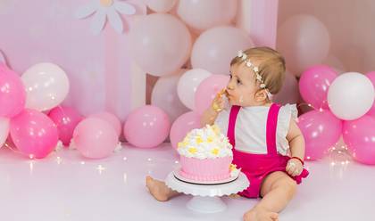 Smash the Cake de Maitê 1 ano