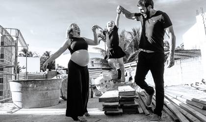 ENSAIO GESTANTE de ENSAIO GESTANTE - MARINA, VICTOR, MAMÁ E BETINA