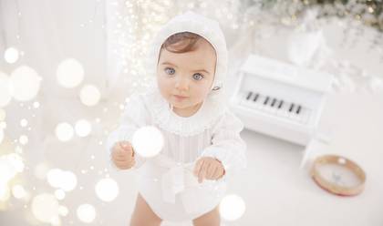 Sessões em Estúdio de Sessão de estúdio de Natal da Caetana