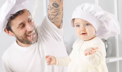 Sessões em Estúdio de Dia do Pai - Rodrigo Casanova bebé Francisca