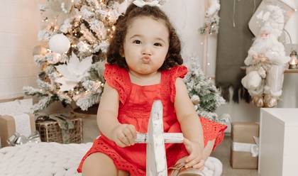 Ensaio Familiar de Natal da Maria Clara