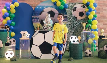 ANIVERSÁRIO INFANTIL de Henrique Faz 6: Um Golaço de Alegria e D iversão