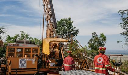 Indústria de Mineração - Praça de sondagem 