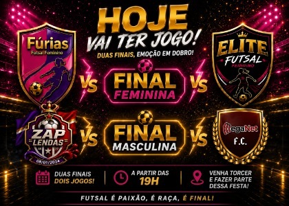 LIGA LG DE FUTSAL - 15-07 FEMININO E MASCULINO (FINAL)