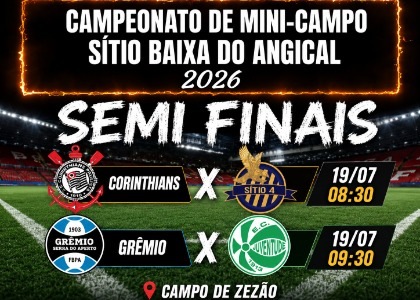 Campeonato de mini campo sítio baixa do Angical 