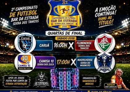 2° Campeonato de futebol Bar da Estrada 