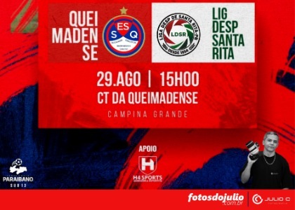 29/08 Queimadense x Liga de Santa Rita - Campeonato Paraibano Sub 13