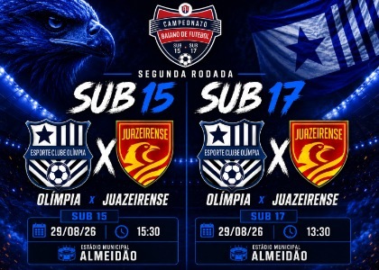 BAIANÃO 2026 - JUAZEIRENSE X OLÍMPIA - SUB-15/17