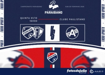 01/10 Focus Fluminense x Liga de Cajazeiras - Campeonato Paraibano Sub 20 Feminino