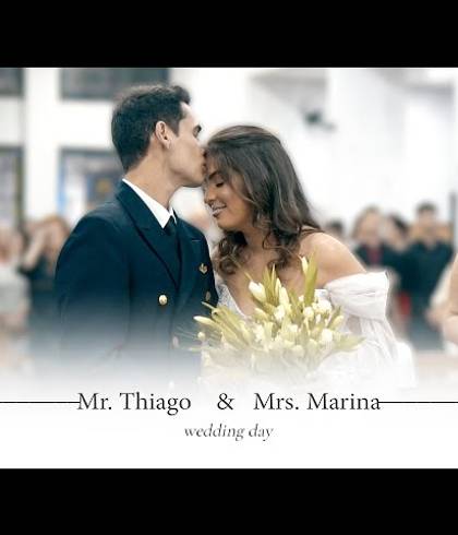 Casamento de Casamento INCRÍVEL Marina & Thiago 4K